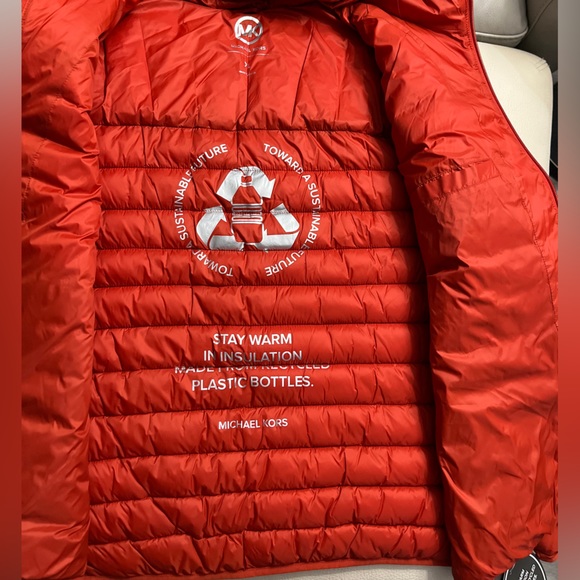NWT - Michael Kors Men’s Quilted Hooded Puffer Jacket - Size XL - Picture 6 of 9